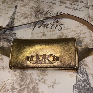 Michael Kors Gold Crossbody Bag